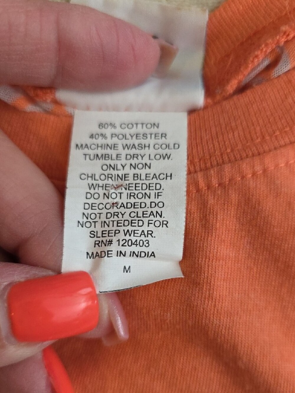 Kids Orange New Orleans Gator Graphic Tee - Picture 3 of 6